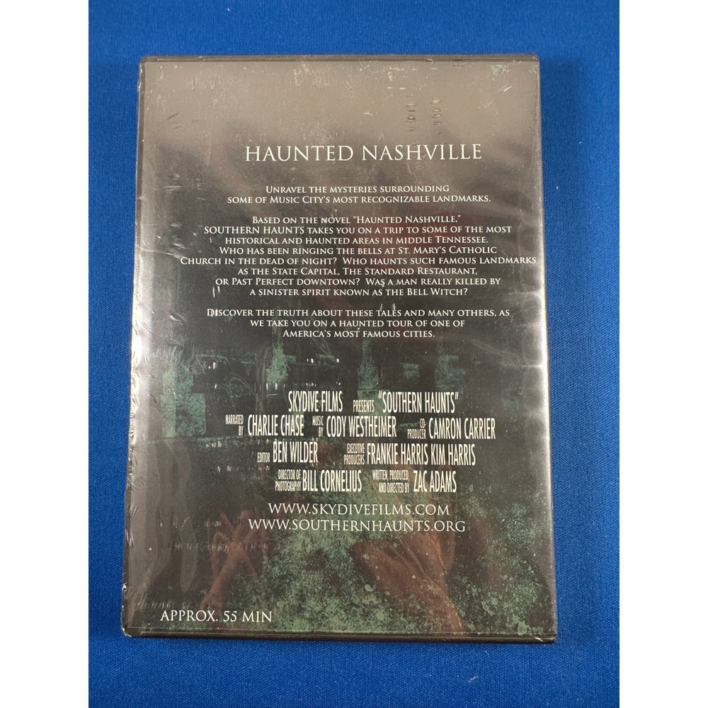 Southern Haunts Haunted Nashville DVD Documentary Paranormal Tennessee New - Picture 2 of 2